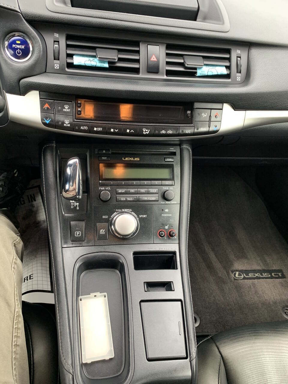 2012 Lexus CT 200h CT 200H PREMIUM HATCHBACK 4D